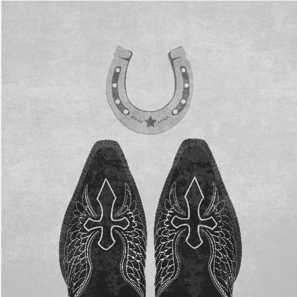 Bw Cowboystövlar och hästsko | Poster