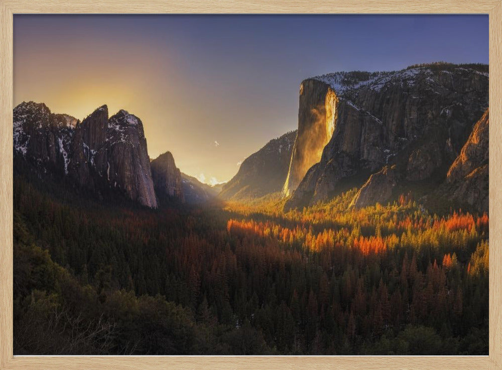 Cascata di fuoco di Yosemite | Poster - Stampe d’Arte