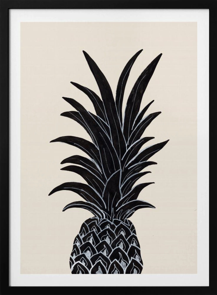 Piña negra | Posters  - Impresiones de Arte