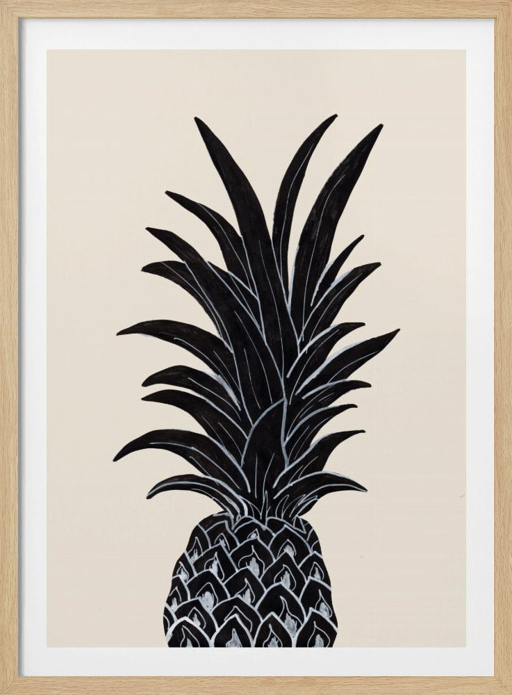 Piña negra | Posters  - Impresiones de Arte