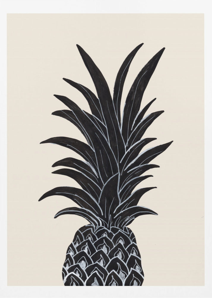 Piña negra | Posters  - Impresiones de Arte