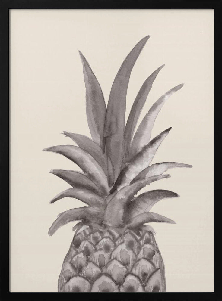 Blæk Ananas | Plakater - Kunsttryk