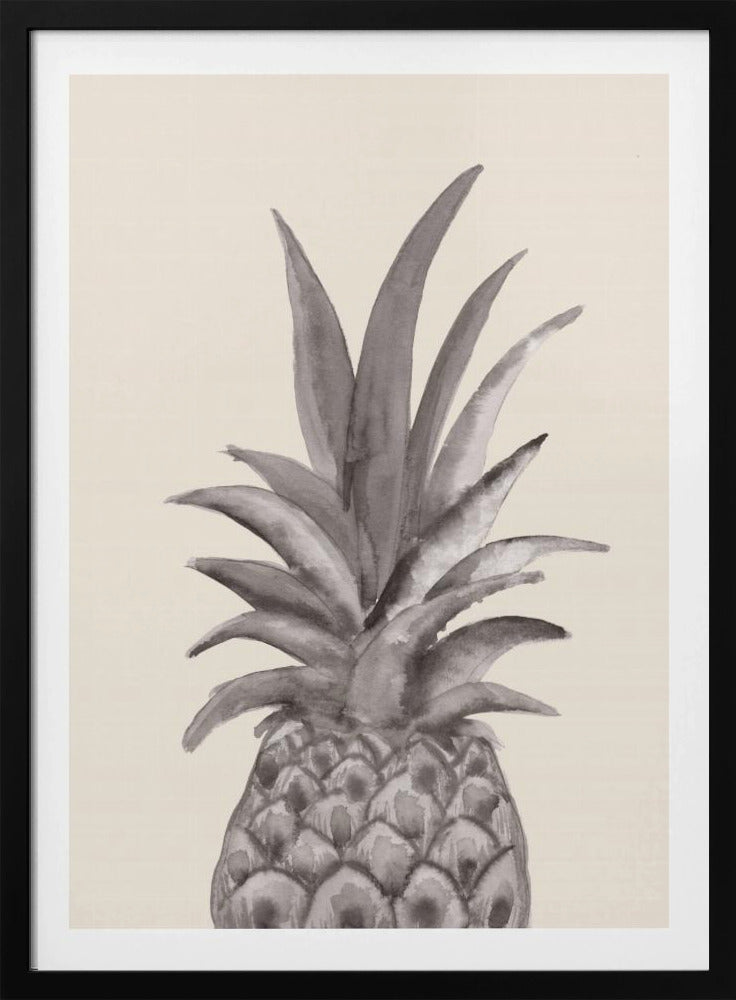 Blæk Ananas | Plakater - Kunsttryk