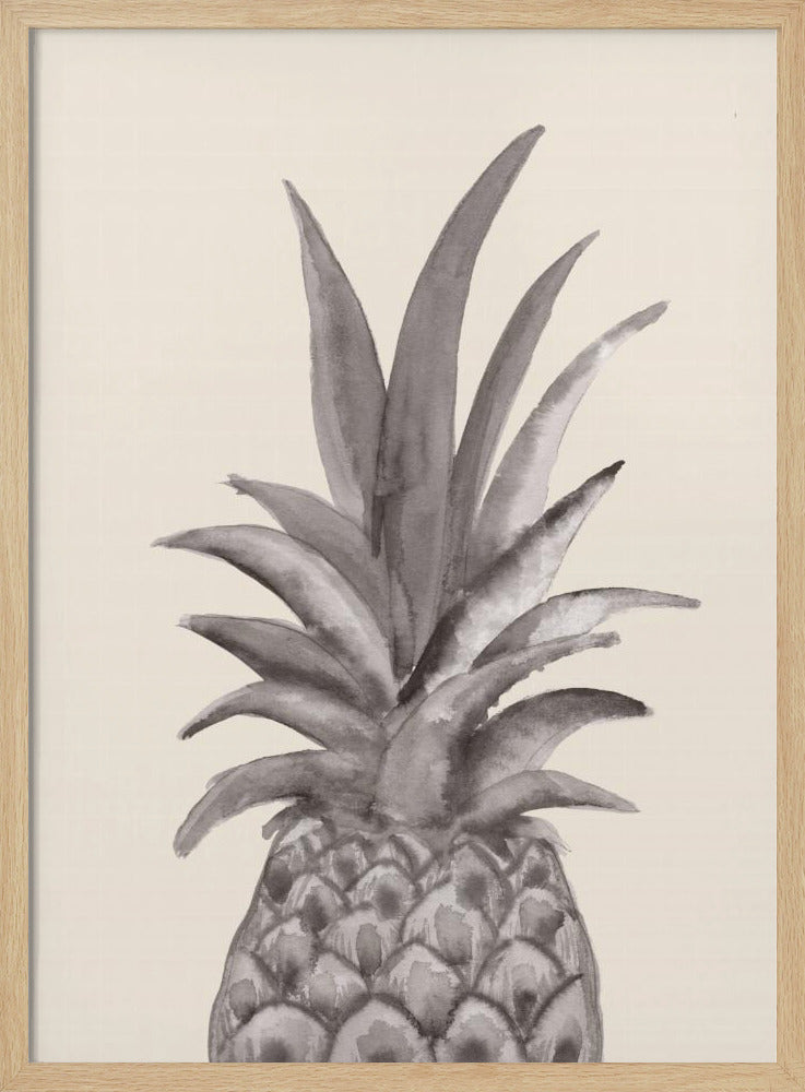 Blæk Ananas | Plakater - Kunsttryk