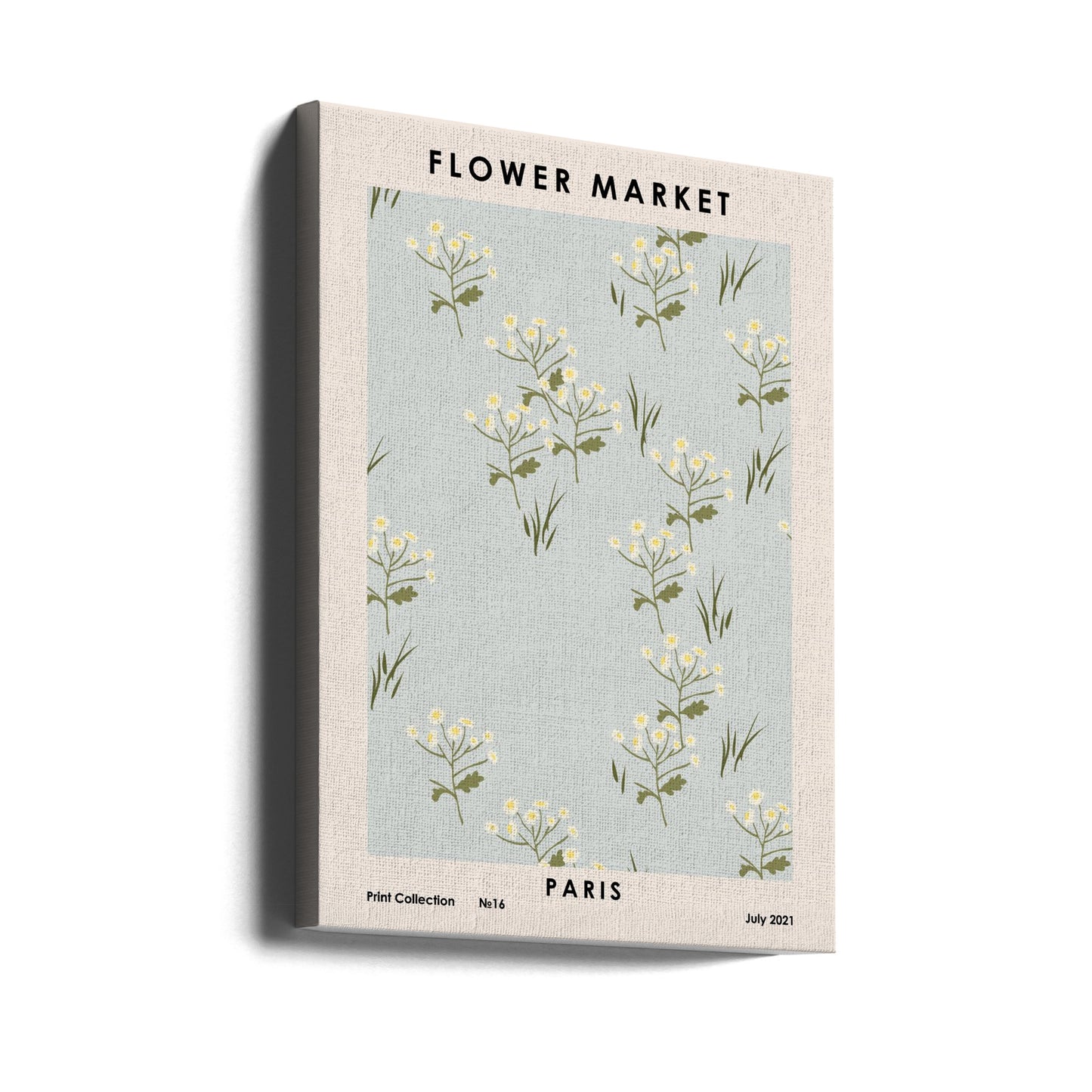 Mercado de flores de París | Impresiones en Lienzo