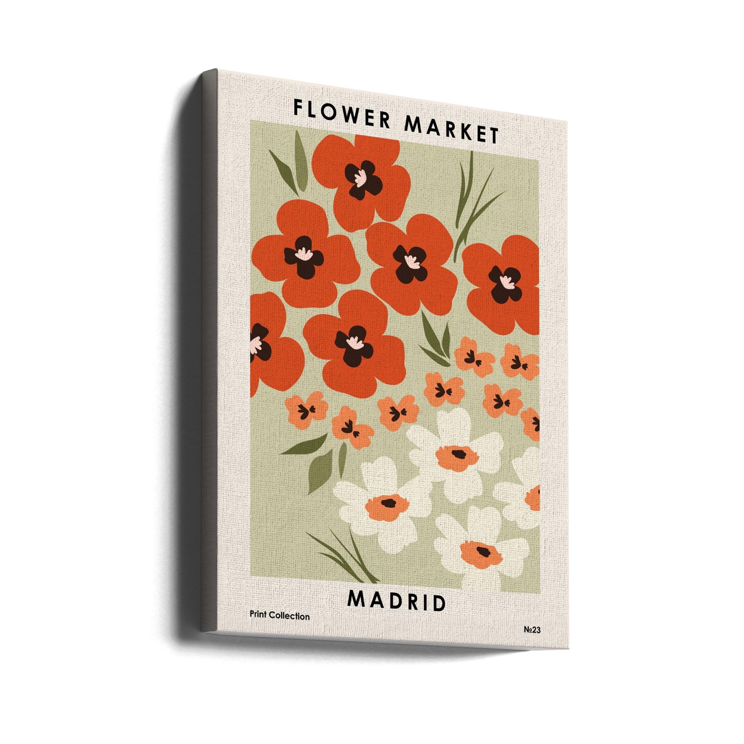 Blumenmarkt Madrid | Leinwand-Bilder