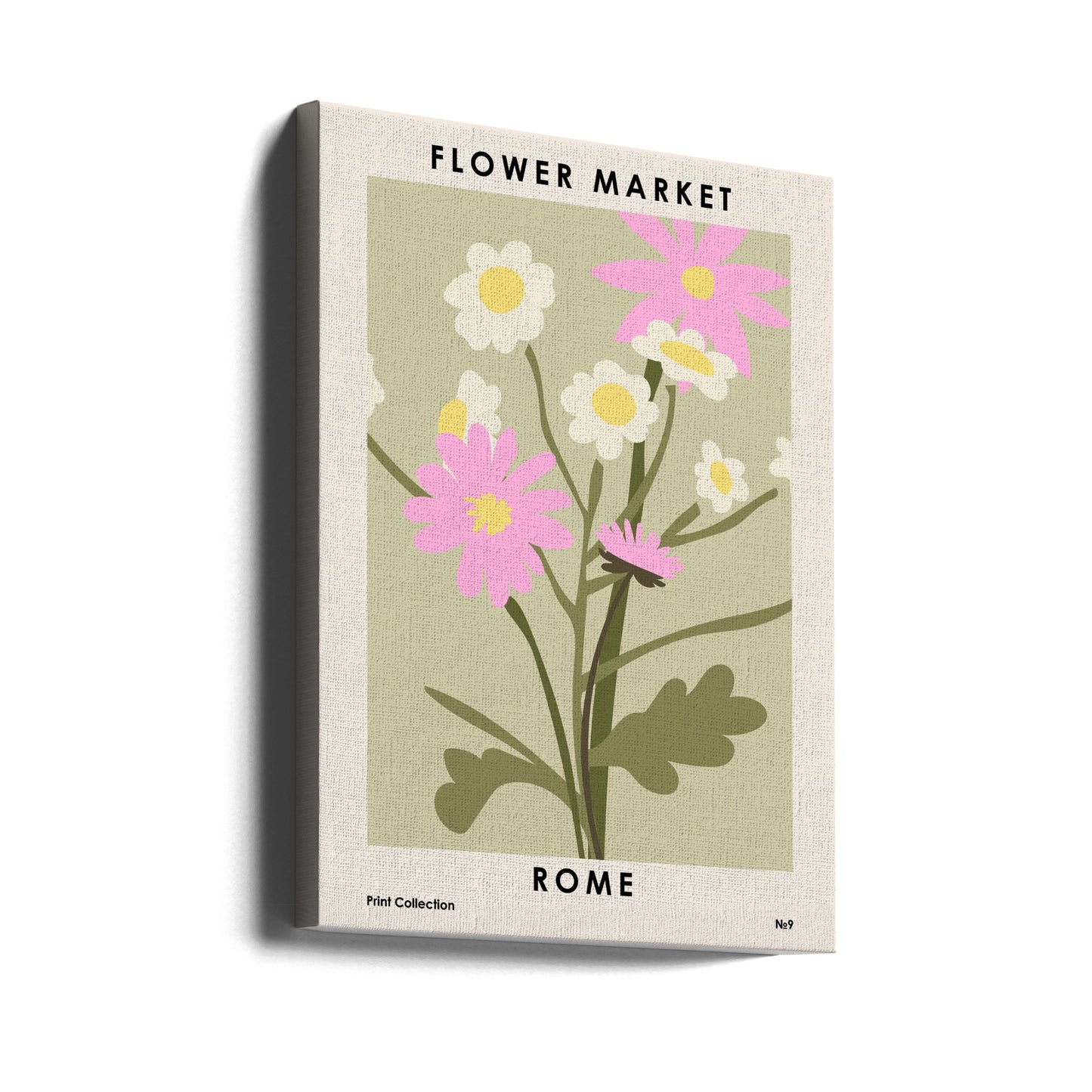 Mercado de las Flores Roma | Impresiones en Lienzo