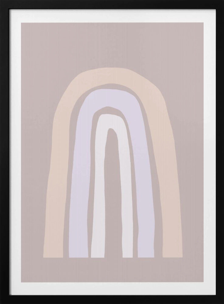 Soft Pastel Tones And Organic Shapes | Poster