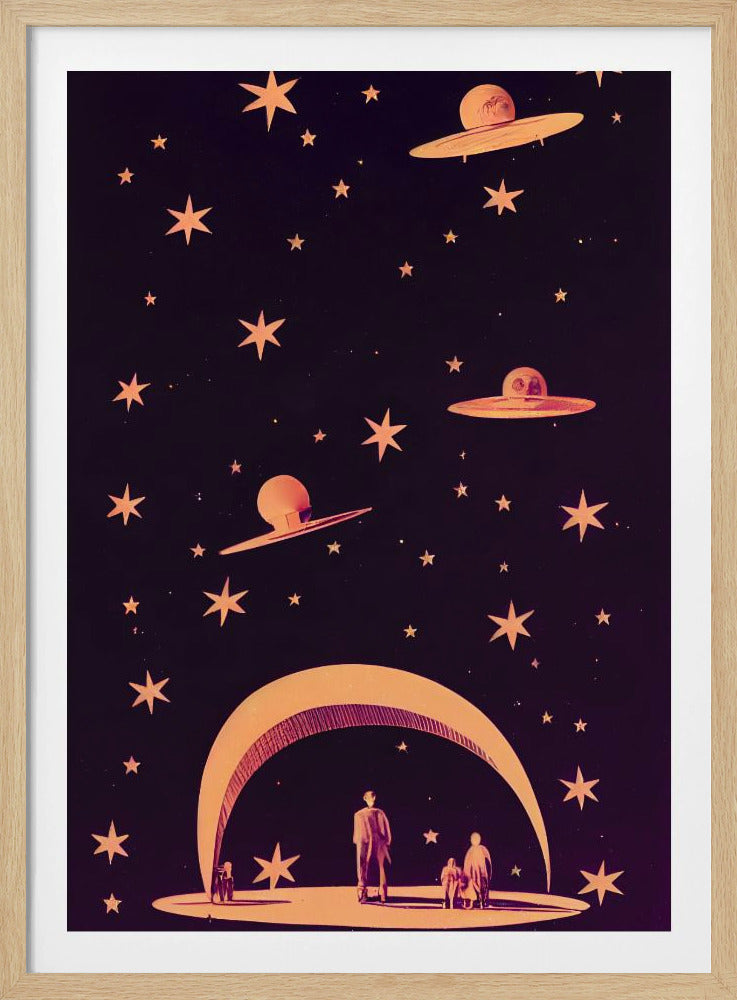 Galaktiskt drömlandskap | Poster