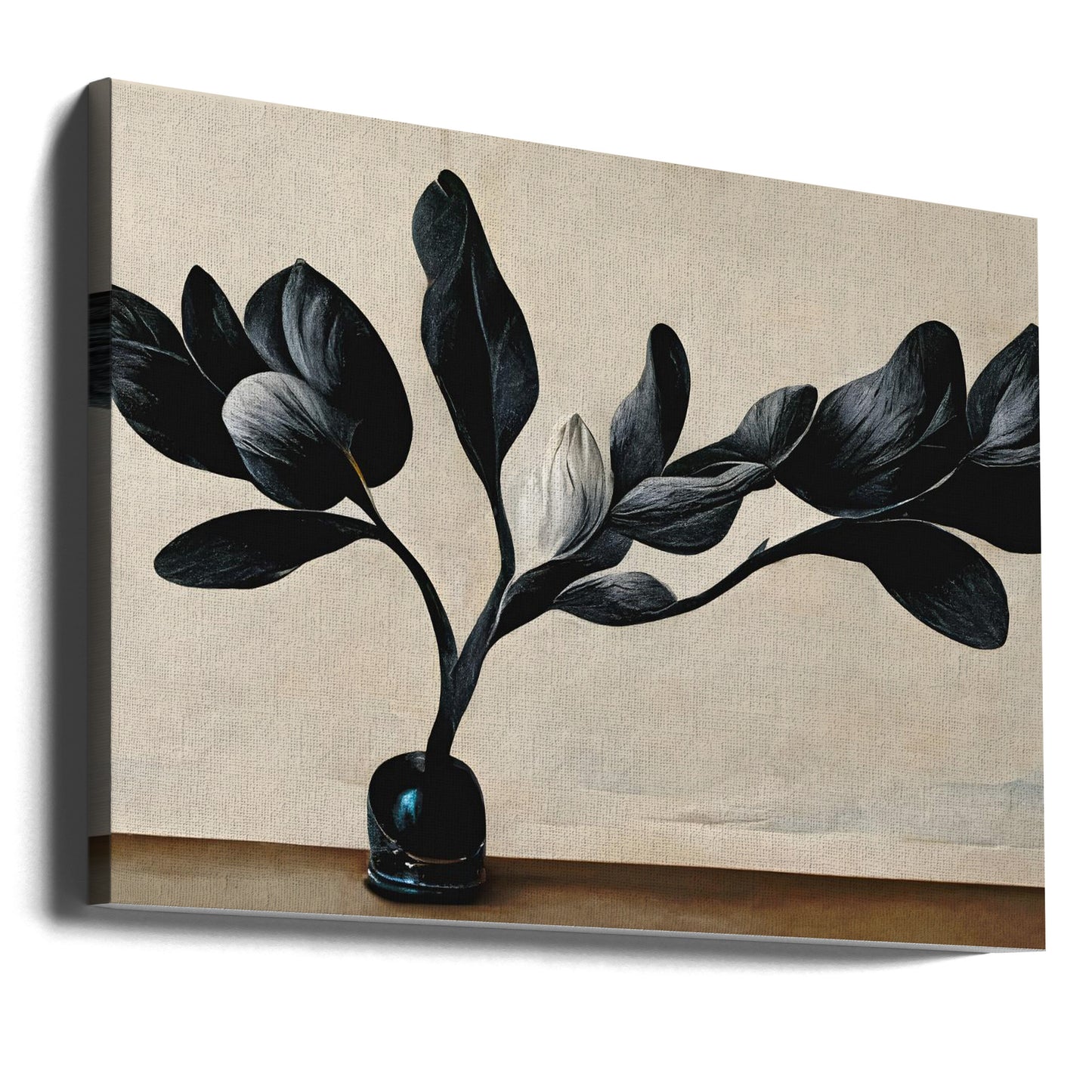 Czarna Magnolia | Wydruki na łótnie