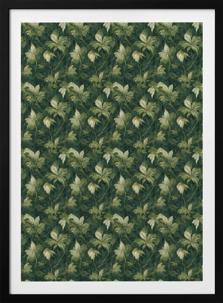 Gobeläng med grönskande blommor | Poster