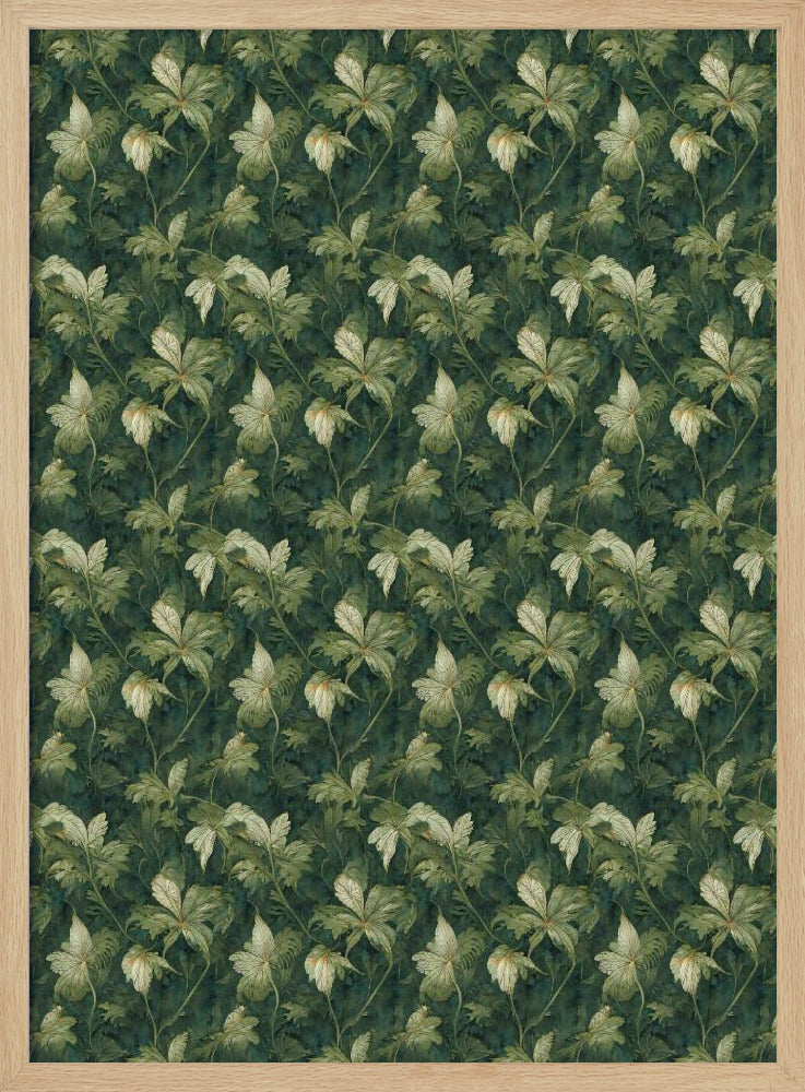 Gobeläng med grönskande blommor | Poster