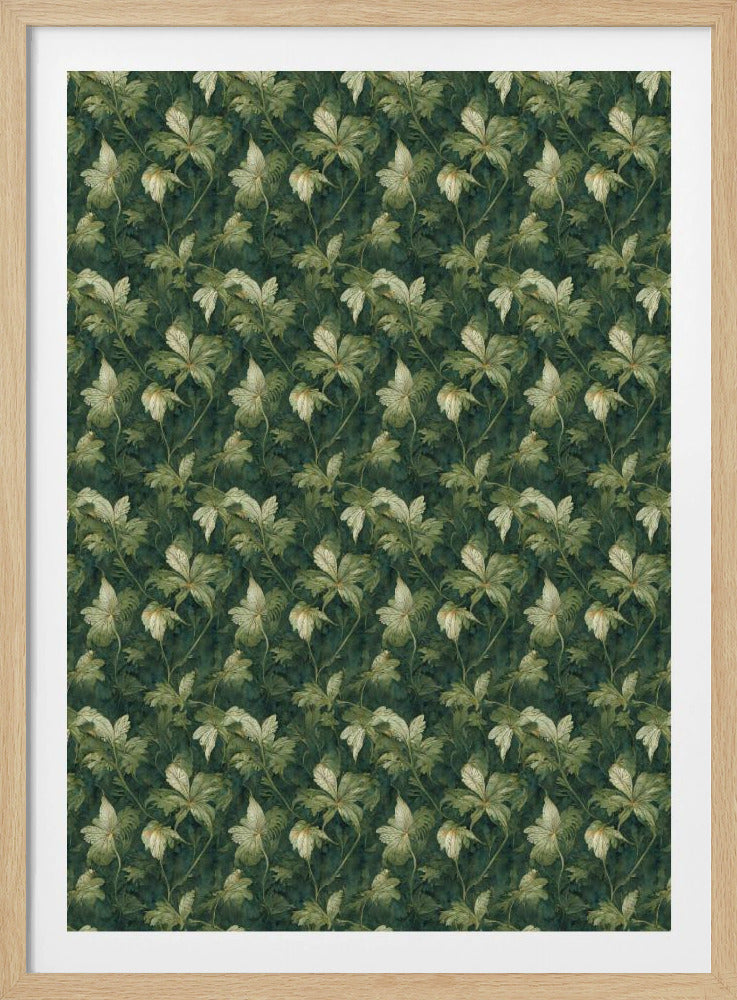 Gobeläng med grönskande blommor | Poster