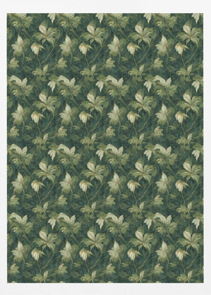 Gobeläng med grönskande blommor | Poster