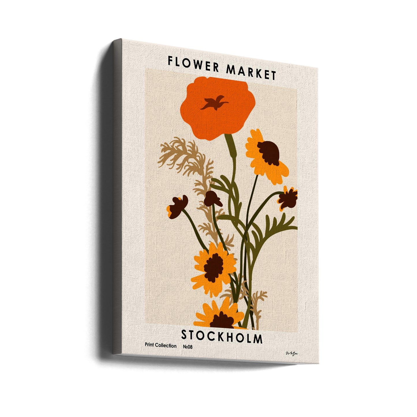 Bloemenmarkt. Stockholm | Canvasprints