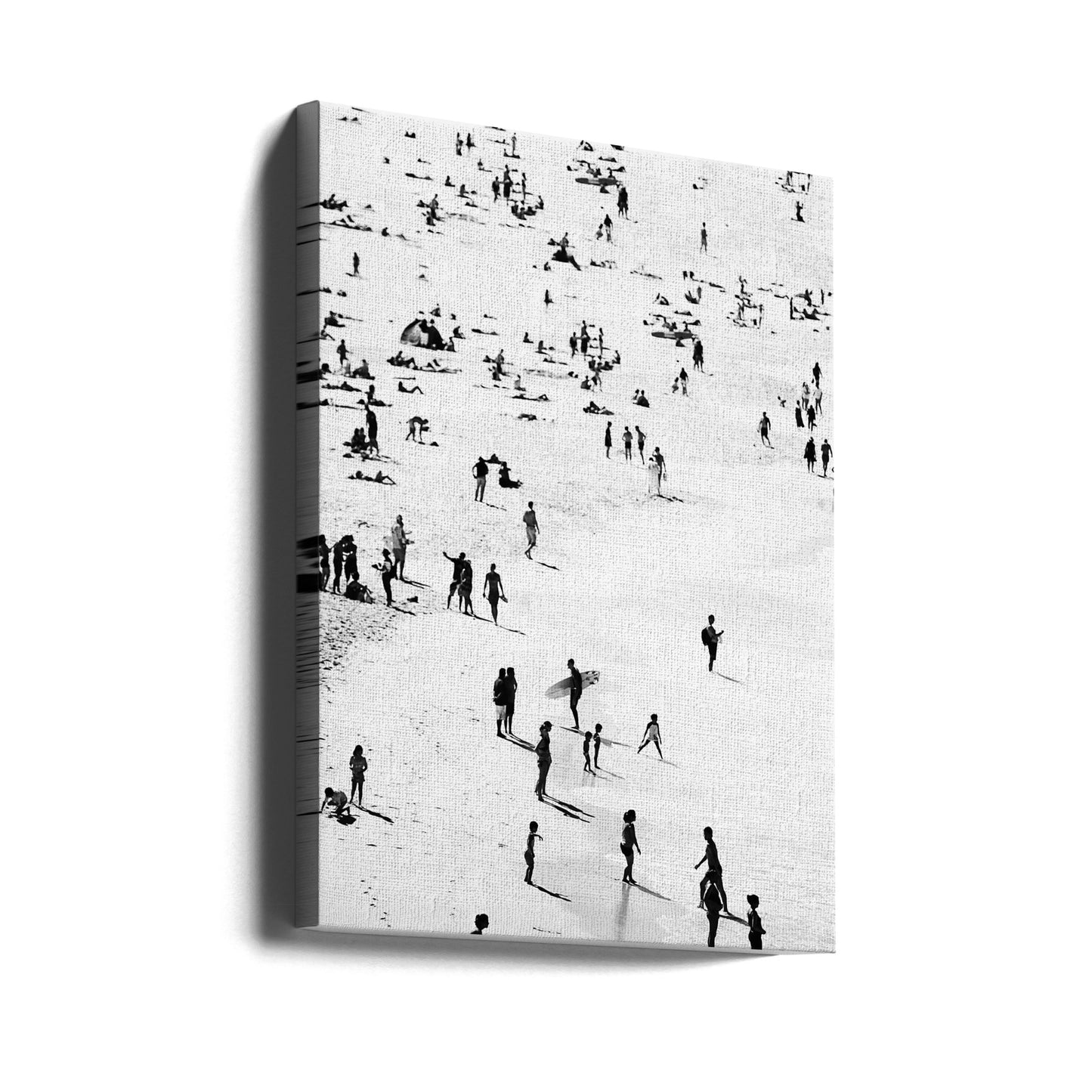 Silhouette di spiaggia | Stampe su Tela