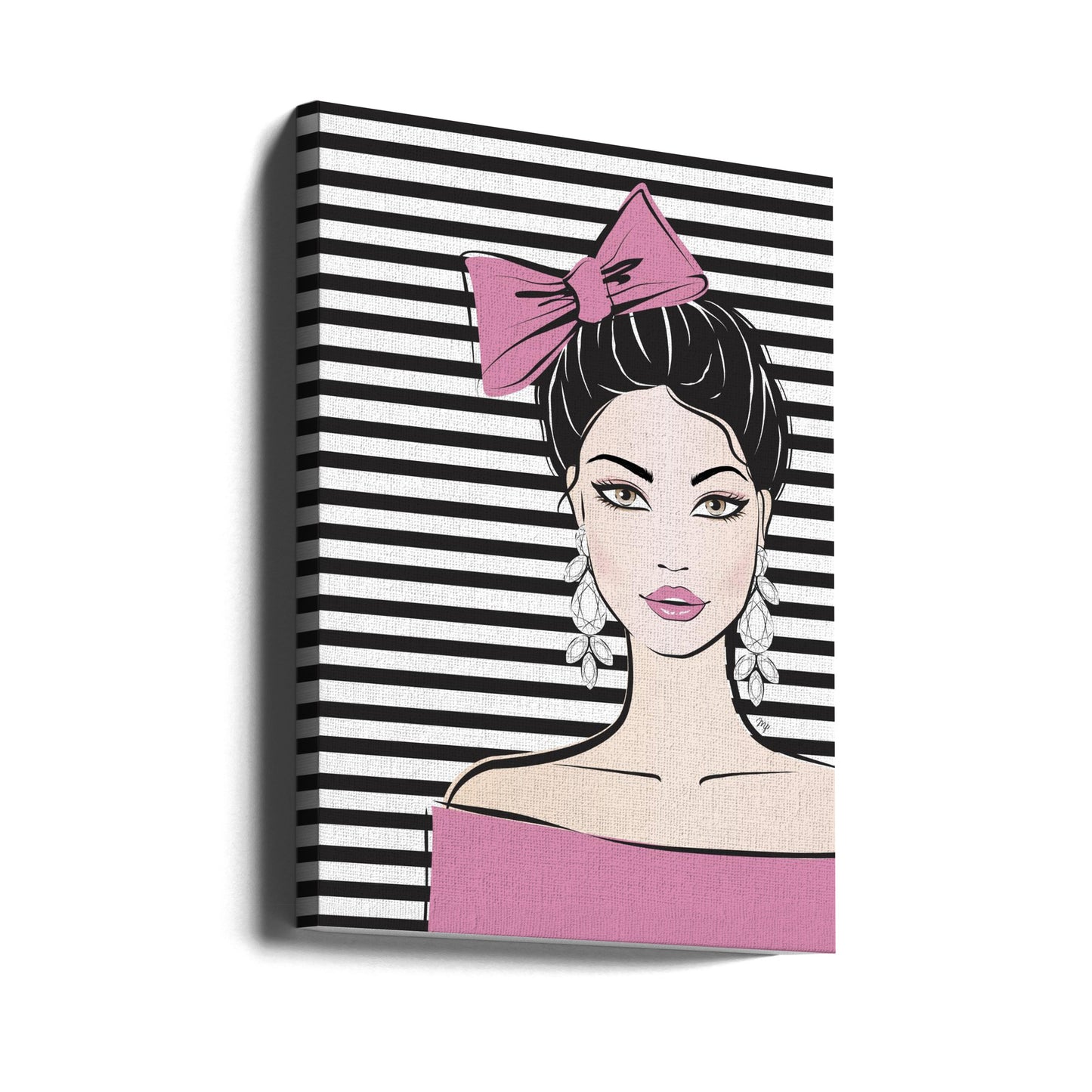 Striped Elegance | Canvas
