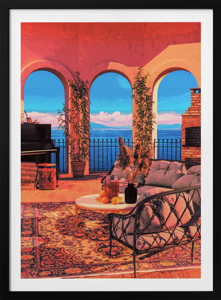 Terraza del piano | Posters  - Impresiones de Arte
