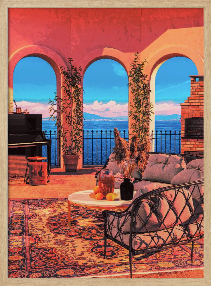 Terraza del piano | Posters  - Impresiones de Arte