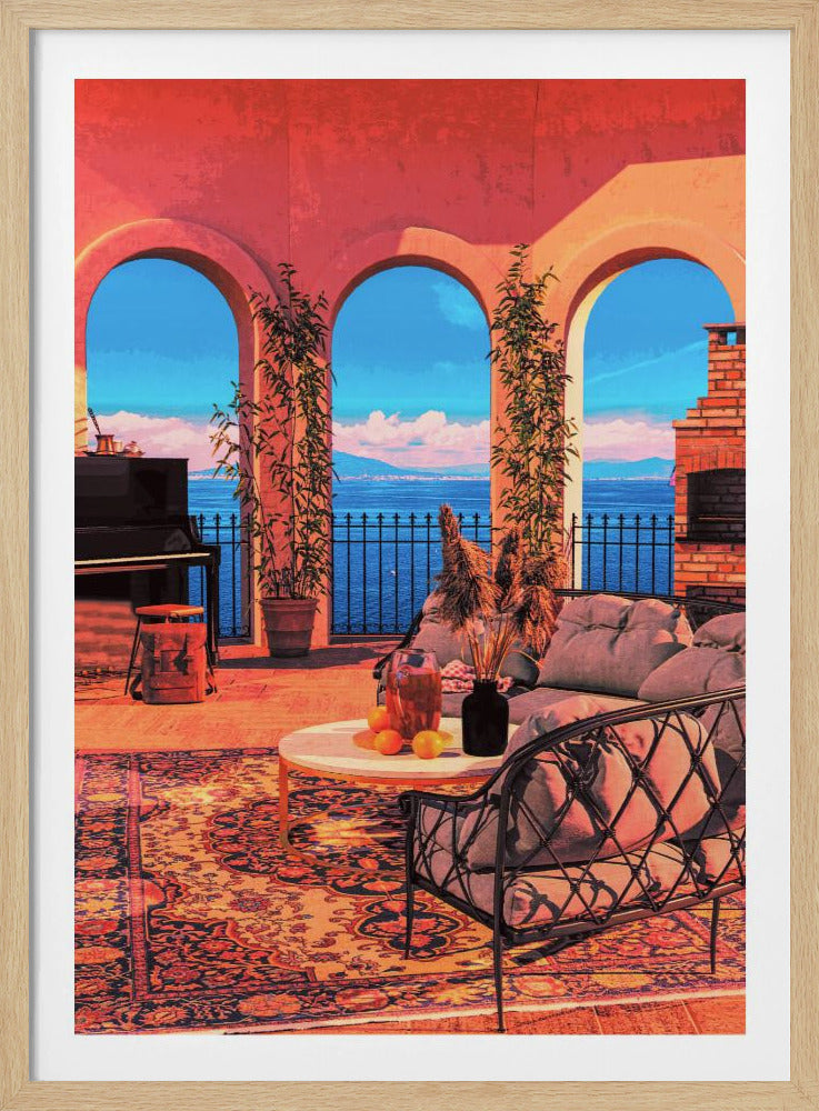 Terraza del piano | Posters  - Impresiones de Arte