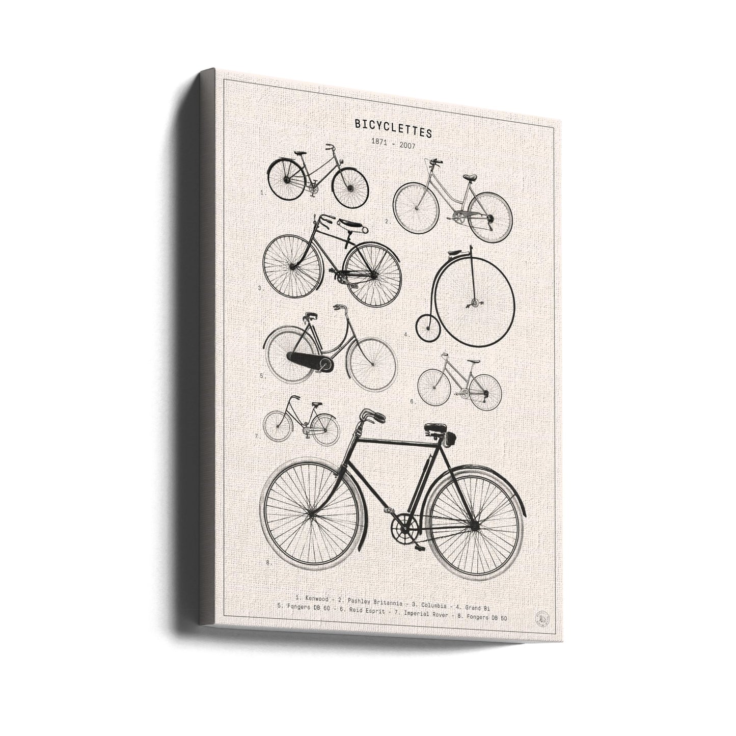 Biciclette | Stampe su Tela