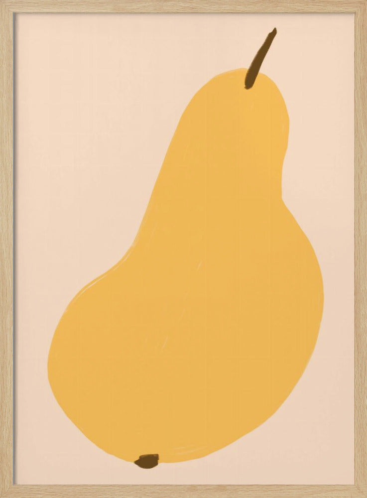Golden Pear Still | Posters - Affiche Artistique