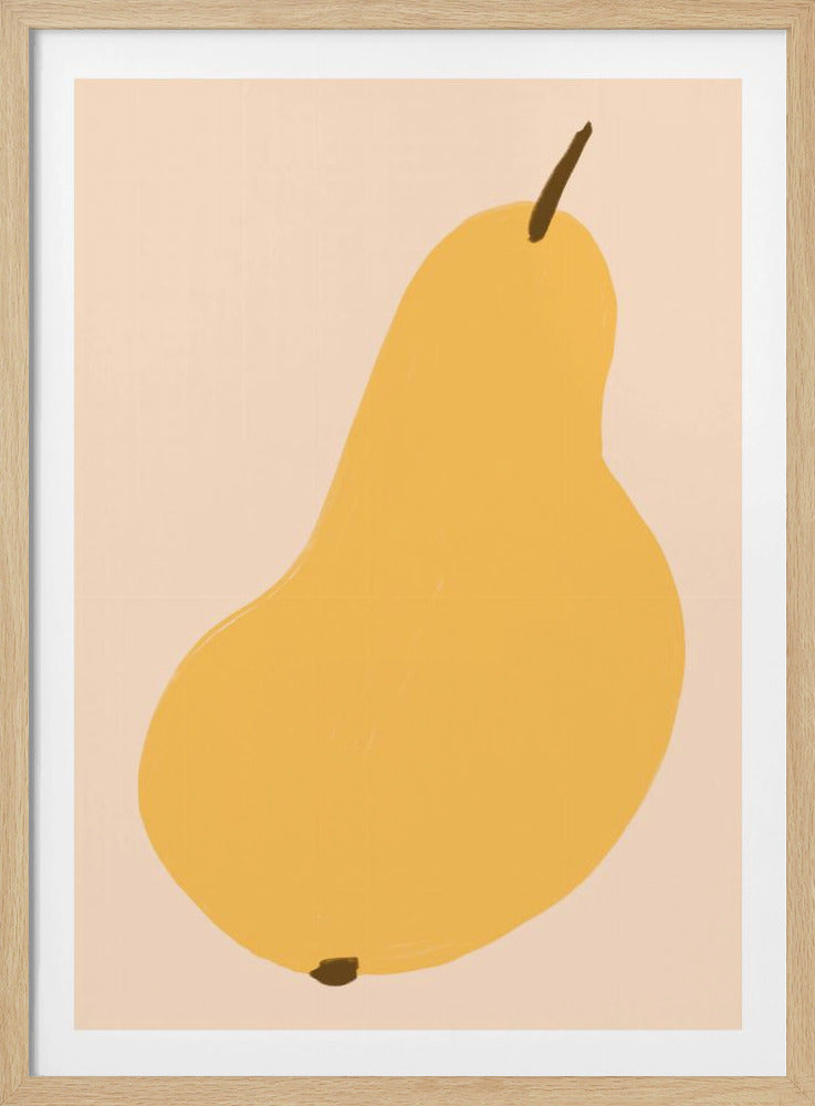 Golden Pear Still | Posters - Affiche Artistique