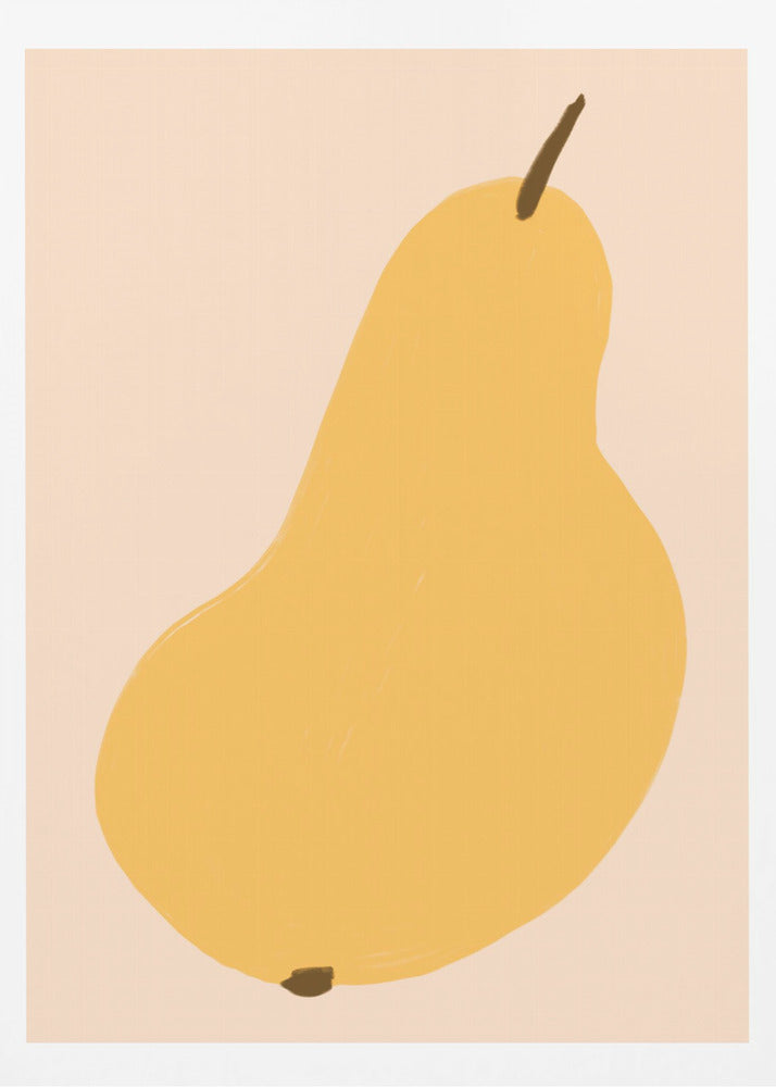 Golden Pear Still | Posters - Affiche Artistique