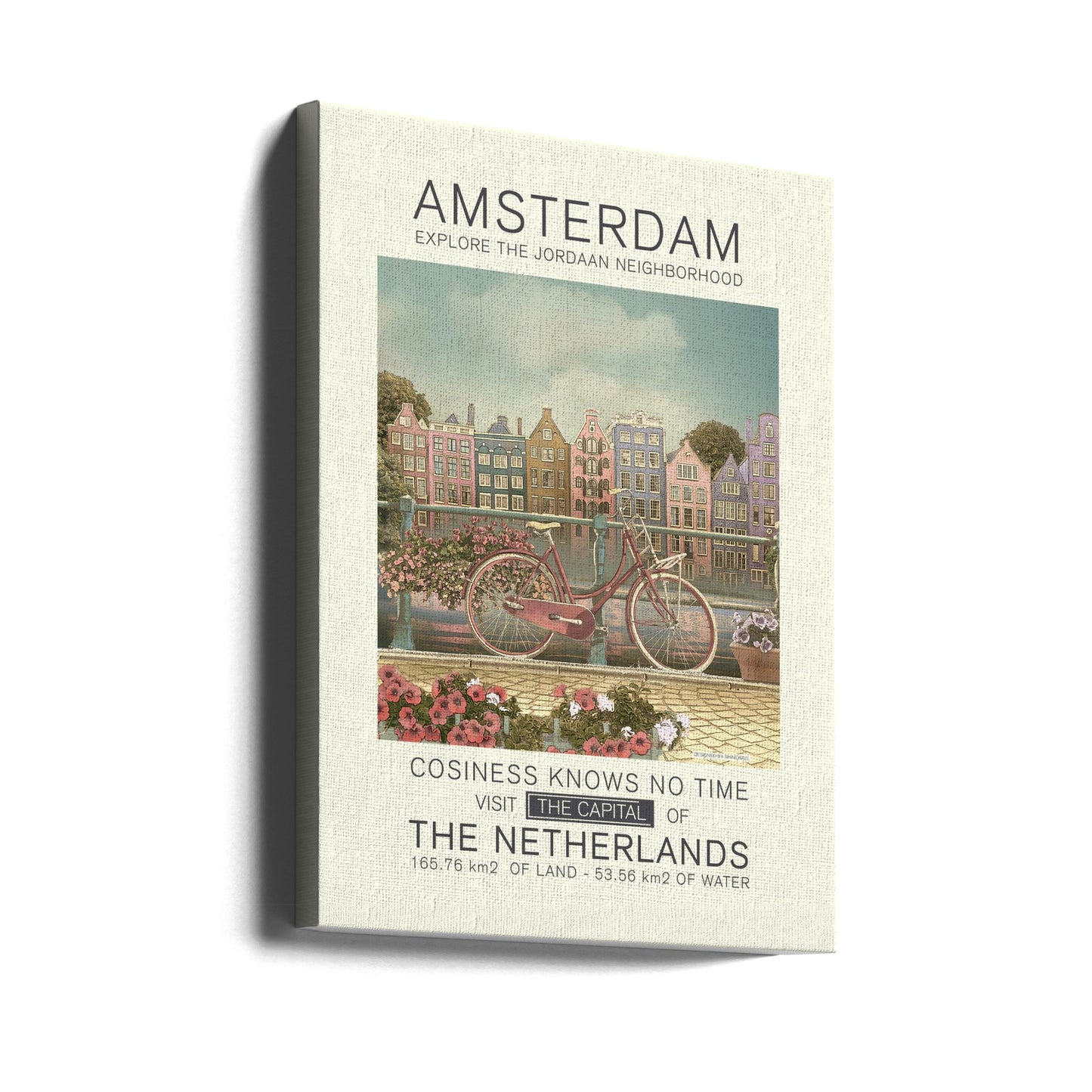 Imprimé Amsterdam | Tableaux sur Toile