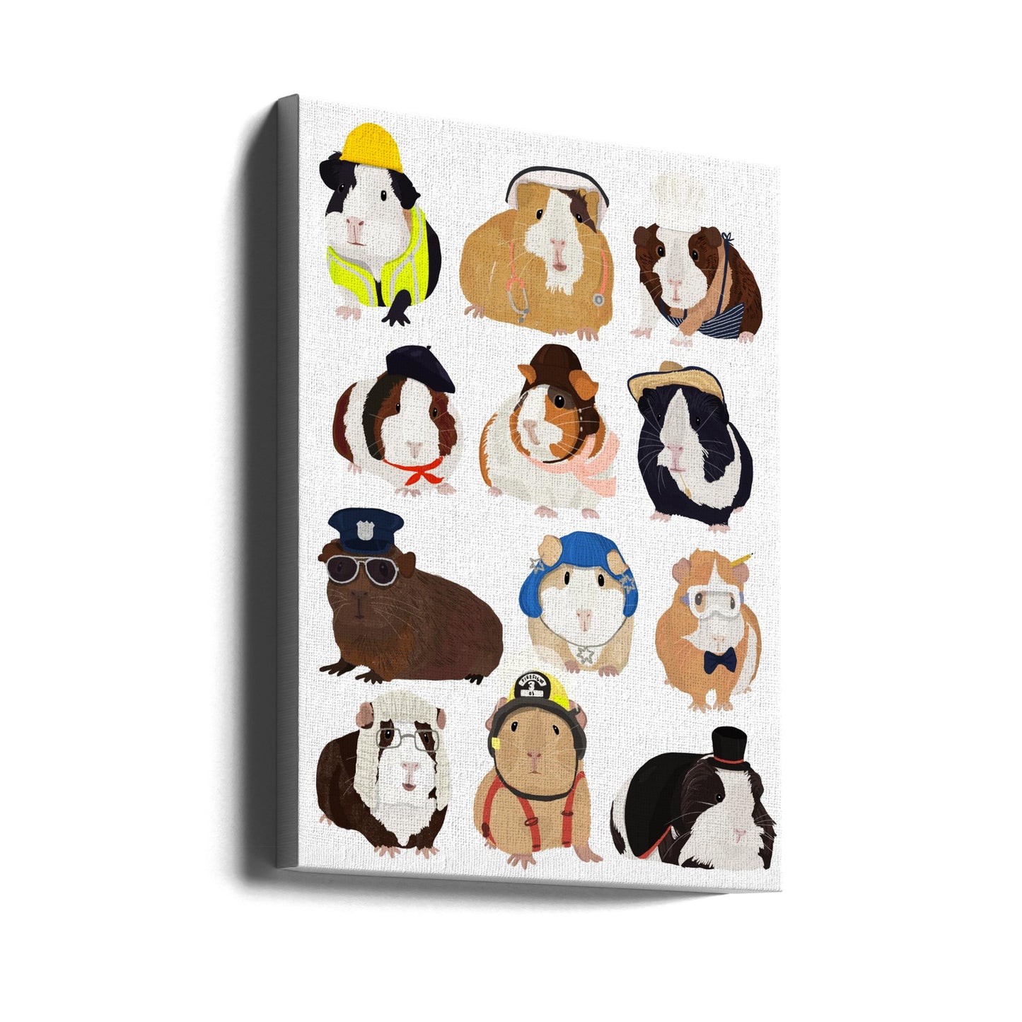 Guinea Pig Working Hr | Canvas