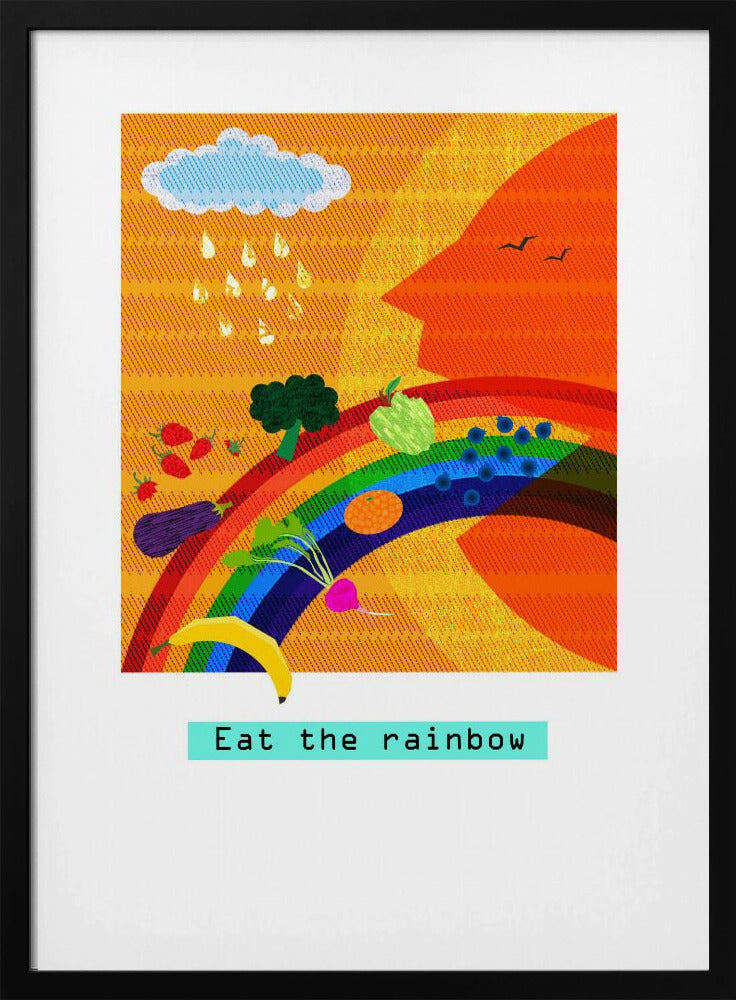 Mangez l'arc-en-ciel | Posters - Affiche Artistique