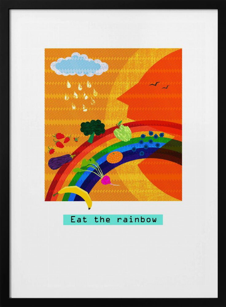 Mangez l'arc-en-ciel | Posters - Affiche Artistique