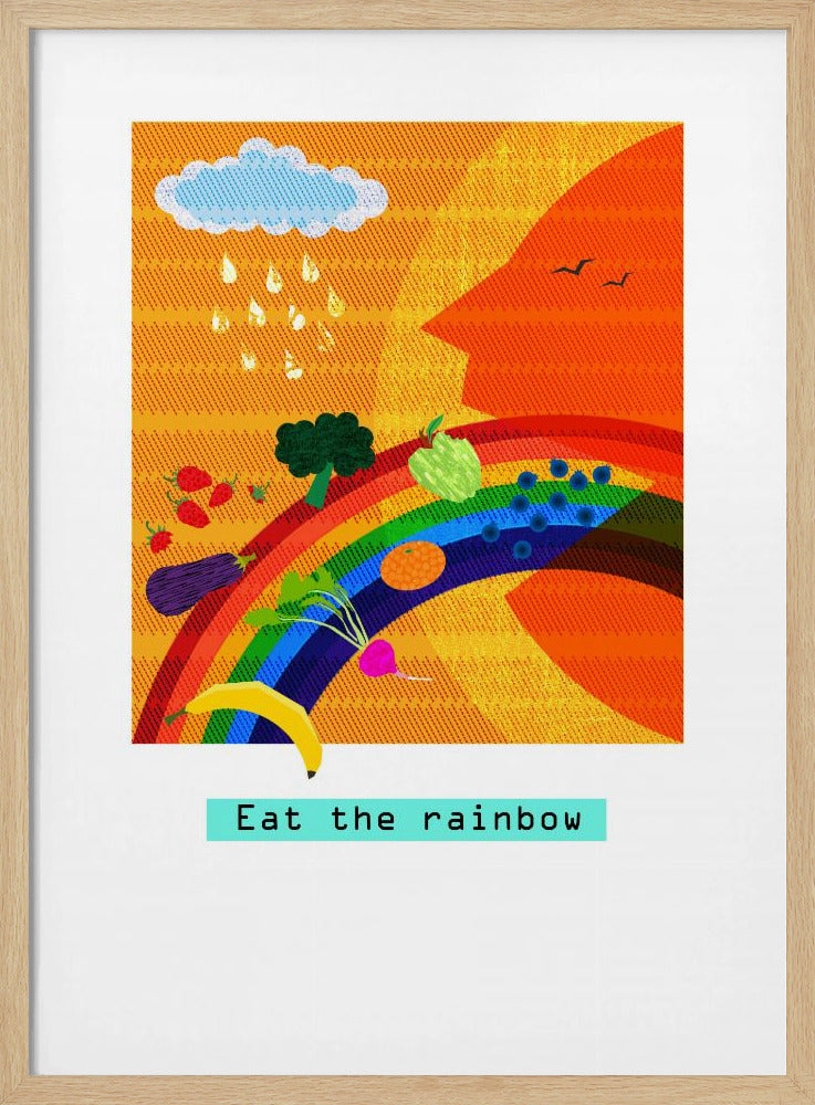 Mangez l'arc-en-ciel | Posters - Affiche Artistique