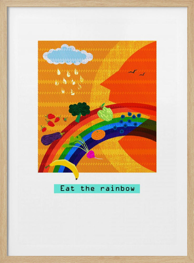 Mangez l'arc-en-ciel | Posters - Affiche Artistique