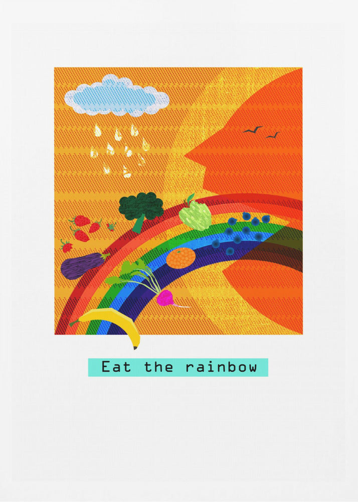 Mangez l'arc-en-ciel | Posters - Affiche Artistique