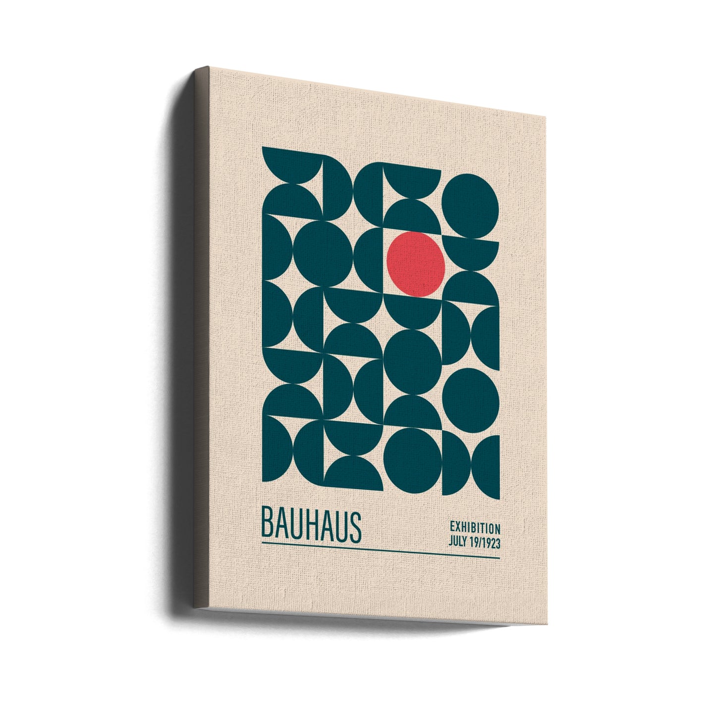 Bauhaus Blå Kugler | Lærredsbilleder