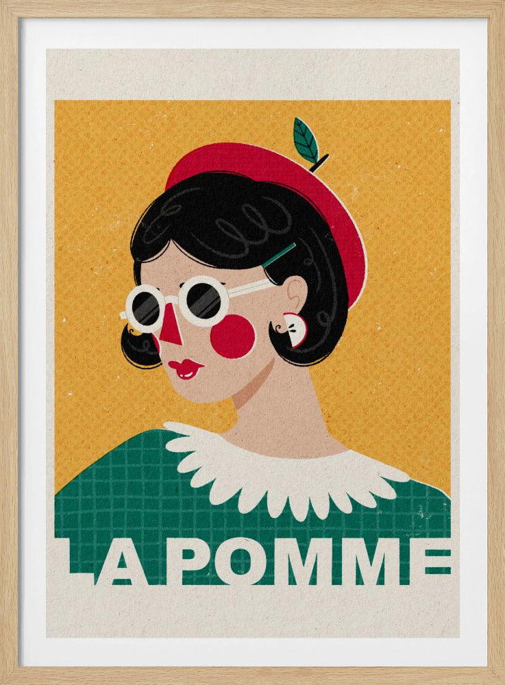 La Pomme French Fashion Portrait | Poster