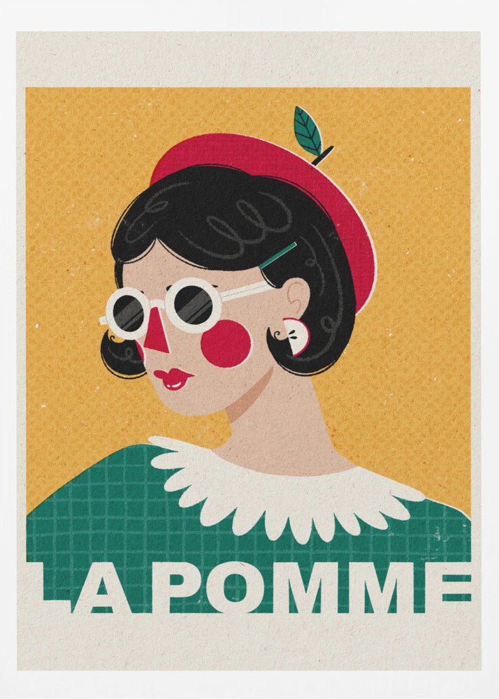 La Pomme French Fashion Portrait | Poster