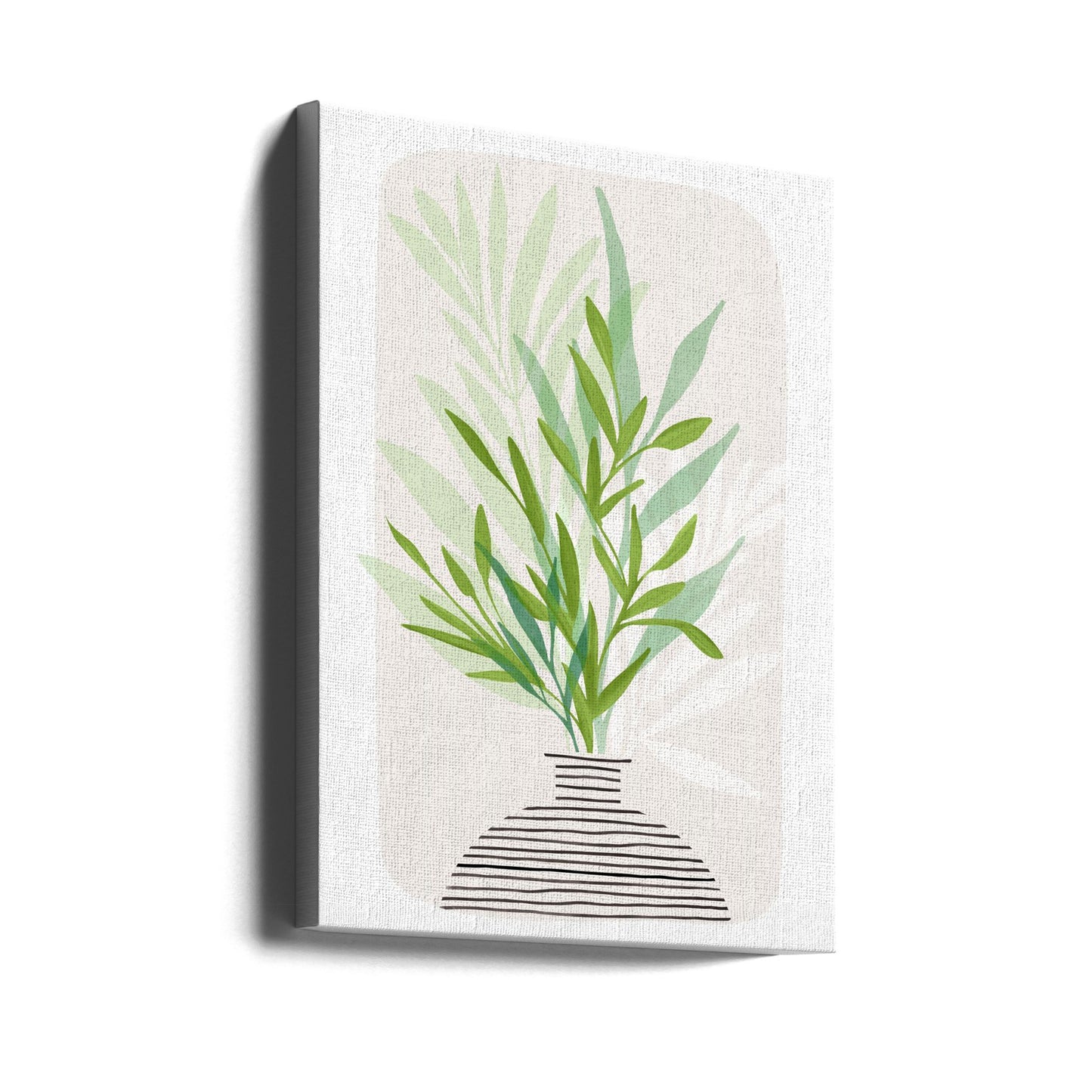 Painted Olive Branch Still Life | Canvas