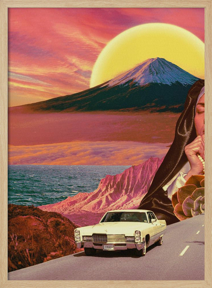 Retro landskapskollage | Poster