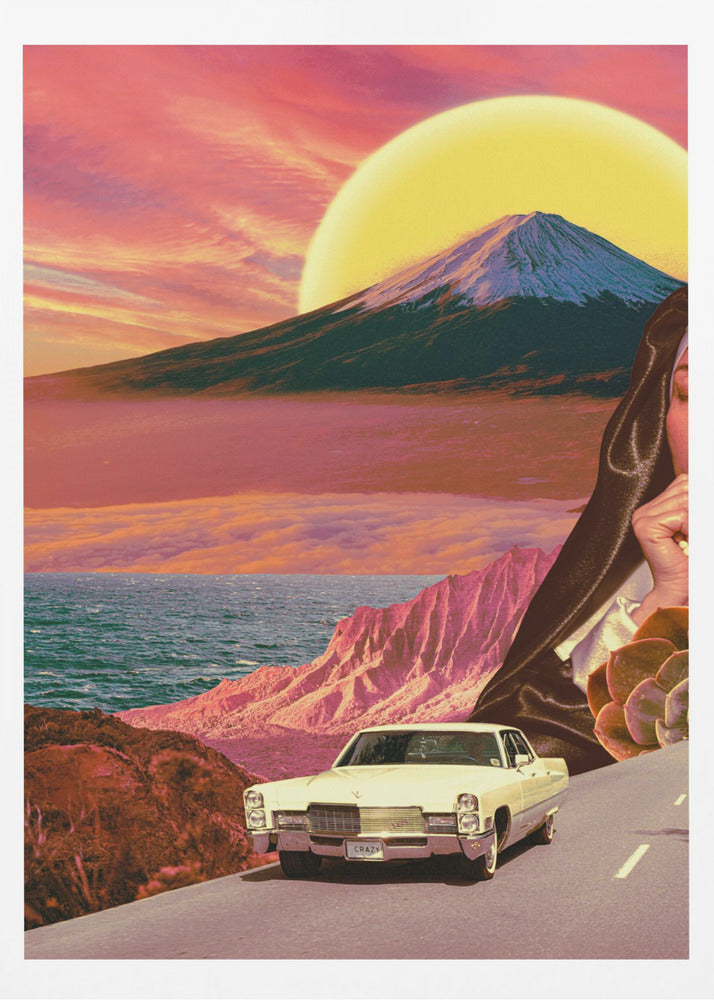 Retro landskapskollage | Poster