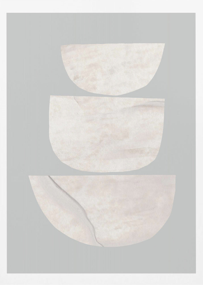 Textured Organic Shapes | Poster
