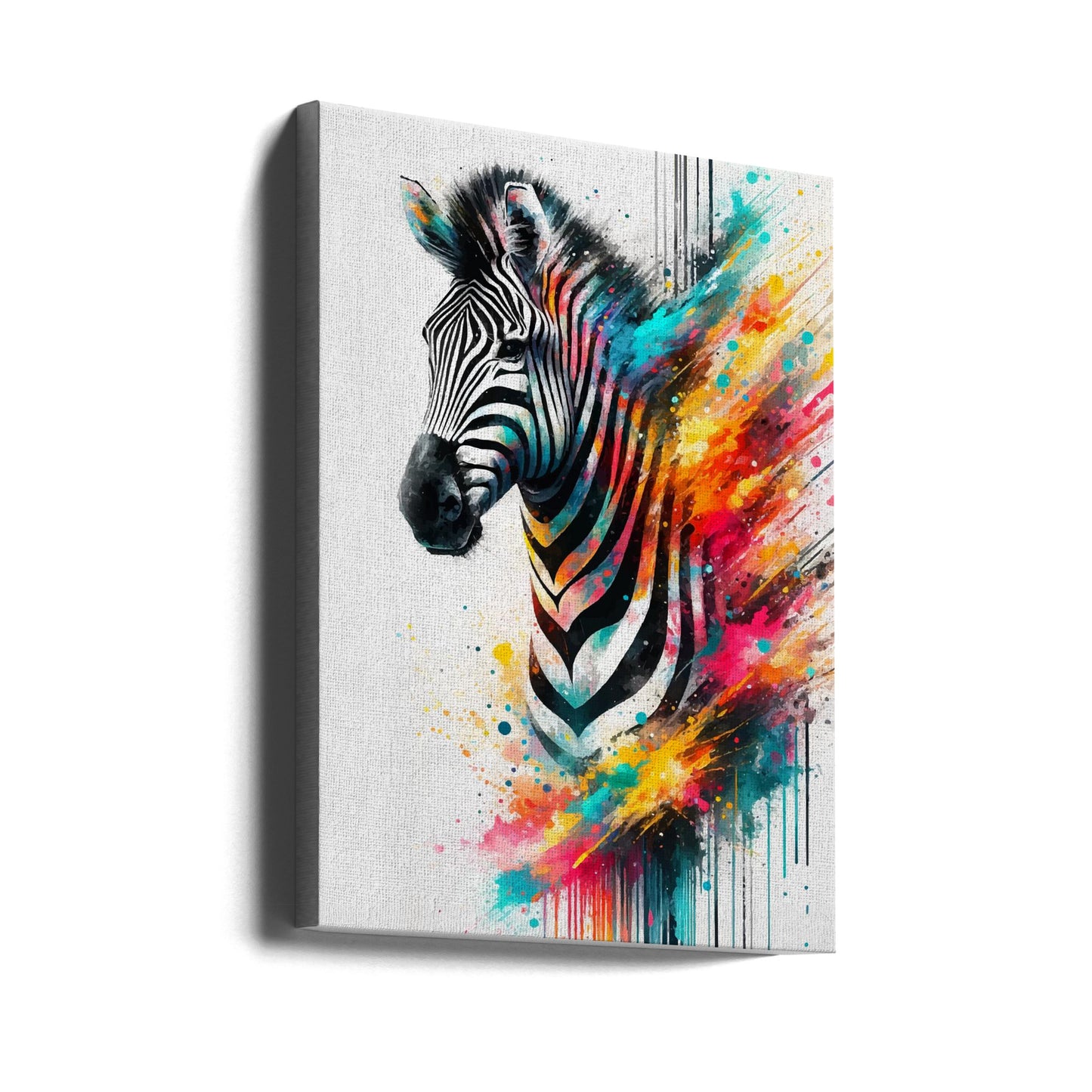 Zèbre coloré | Tableaux sur Toile