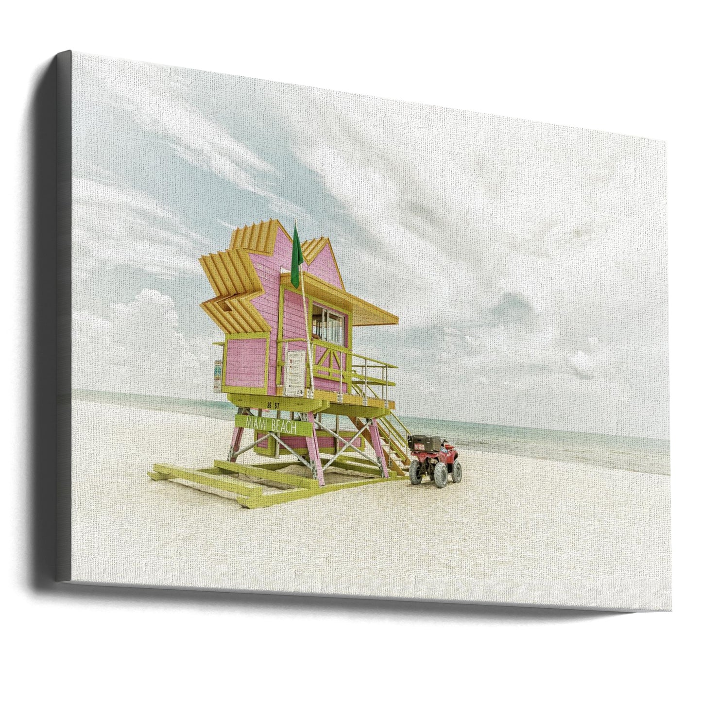 MIAMI BEACH Vintage Florida-stil | Lerretsbilder
