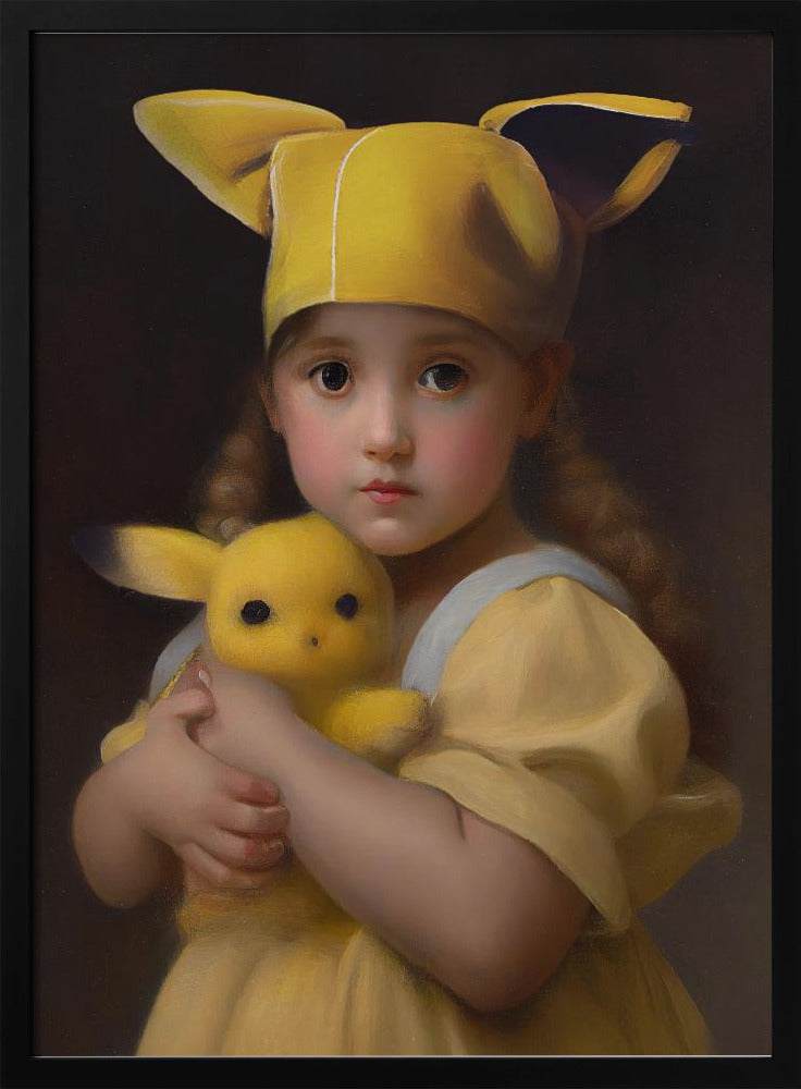 Kawaii lille pige | Plakater - Kunsttryk