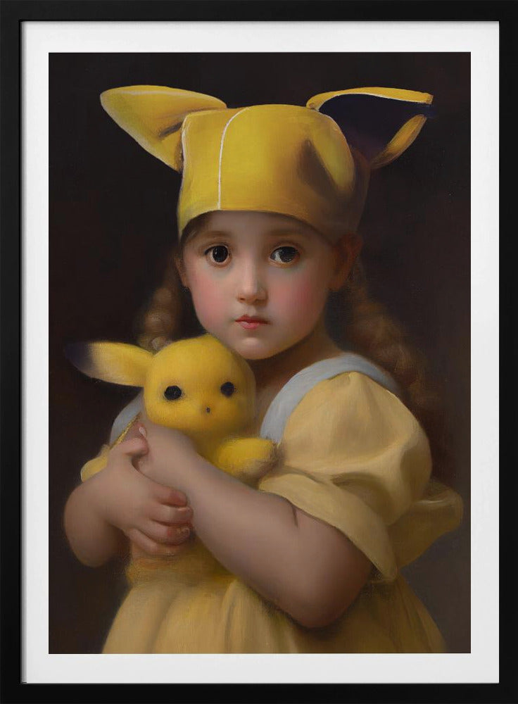 Kawaii lille pige | Plakater - Kunsttryk