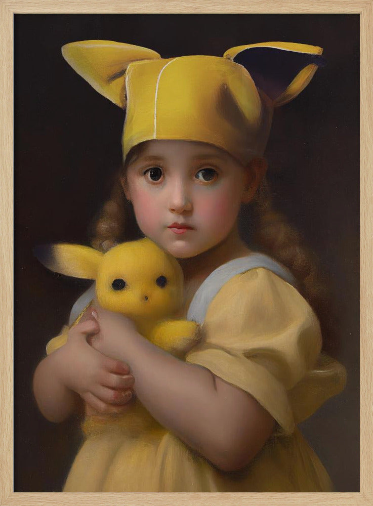 Kawaii lille pige | Plakater - Kunsttryk