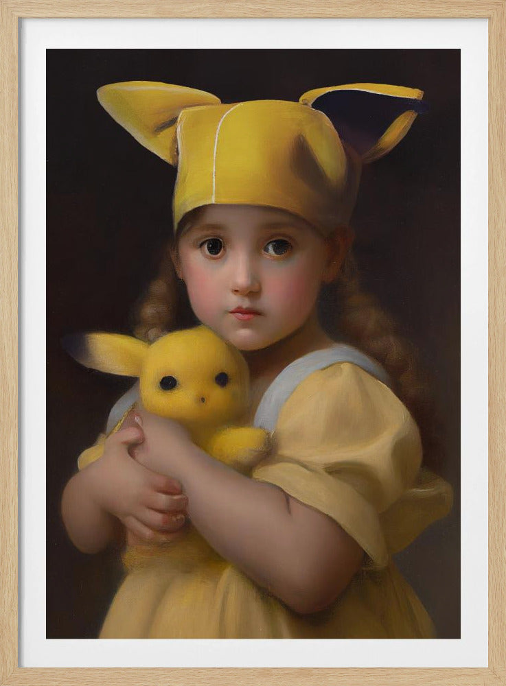 Kawaii lille pige | Plakater - Kunsttryk