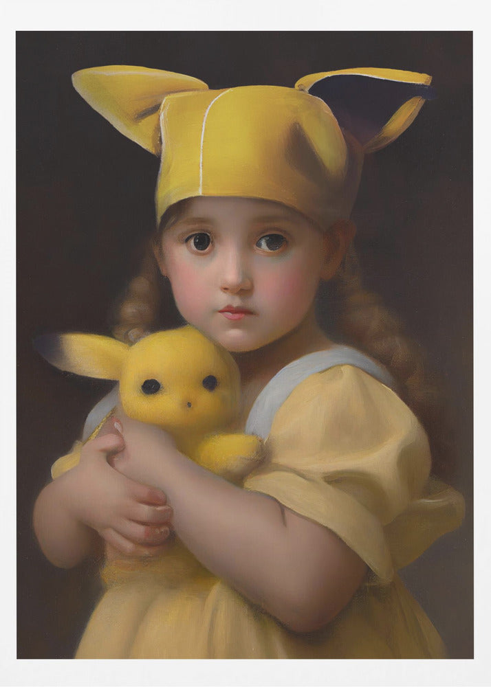 Kawaii lille pige | Plakater - Kunsttryk