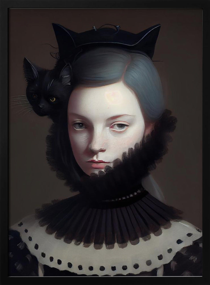 Signorina Gattina Nera | Poster - Stampe d’Arte